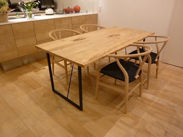 天厚27㎜ カスタム集成材テーブル